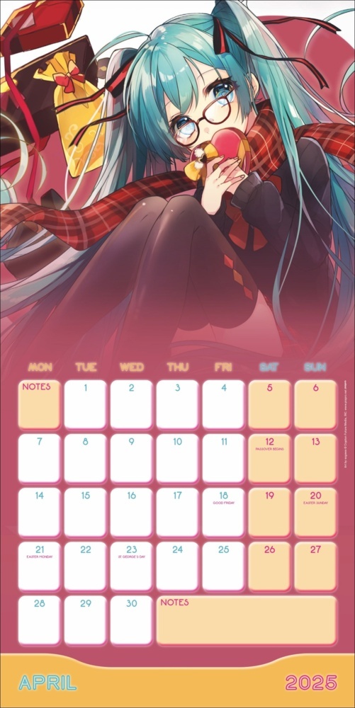 Bild: 9783840196850 | Hatsune Miku Broschurkalender 2025 | Kalender | 28 S. | Englisch