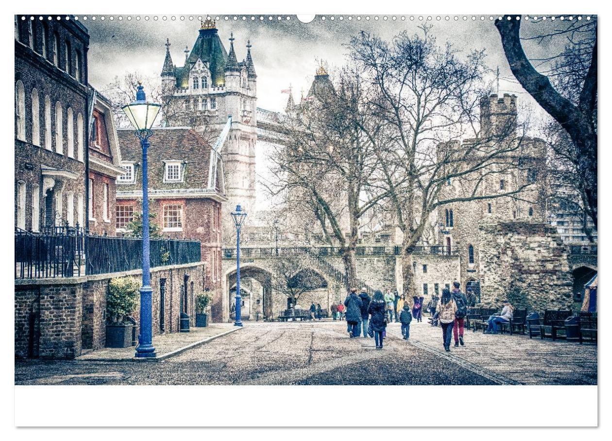 Bild: 9783435489152 | London an der Themse (Wandkalender 2025 DIN A2 quer), CALVENDO...