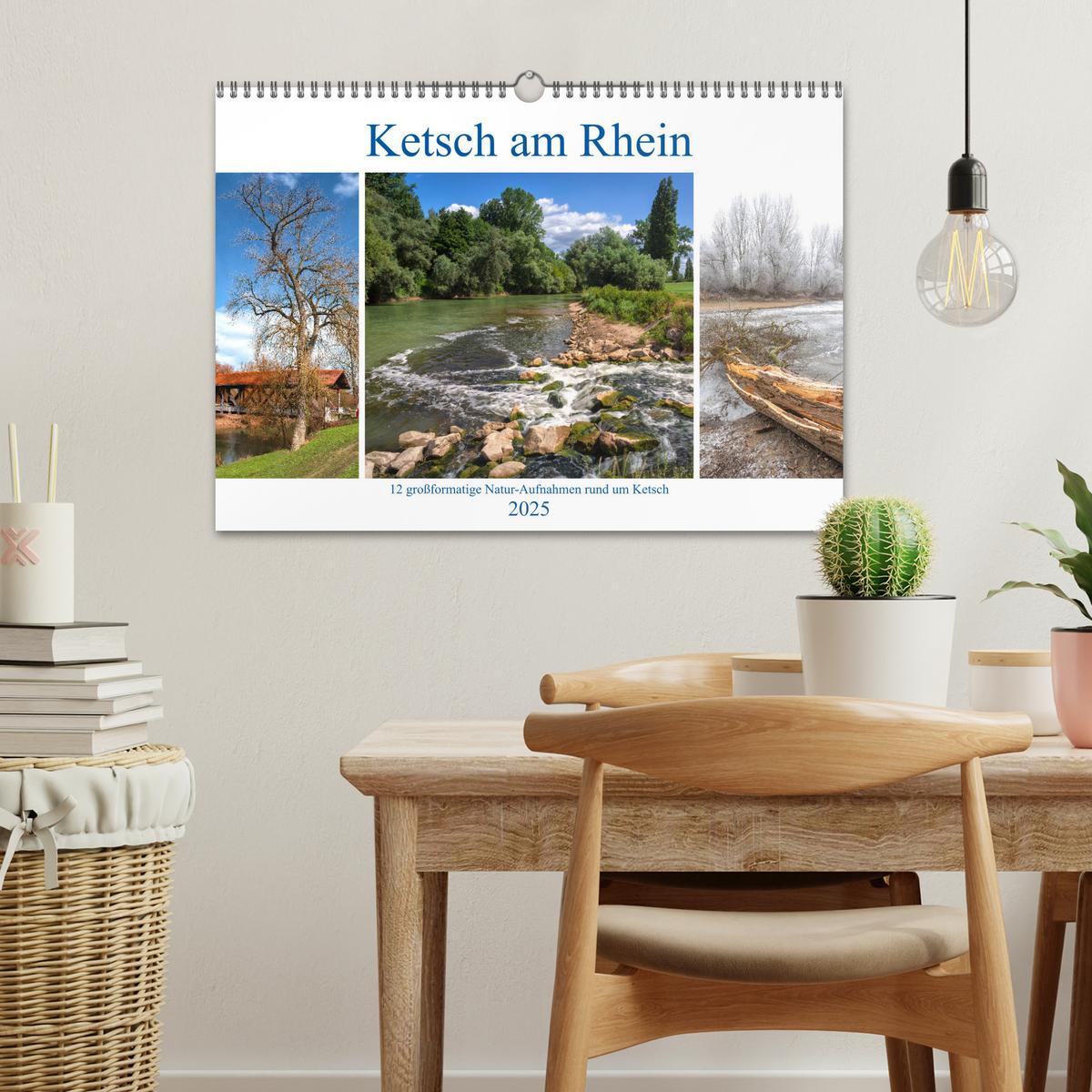 Bild: 9783435279449 | Ketsch am Rhein (Wandkalender 2025 DIN A3 quer), CALVENDO...