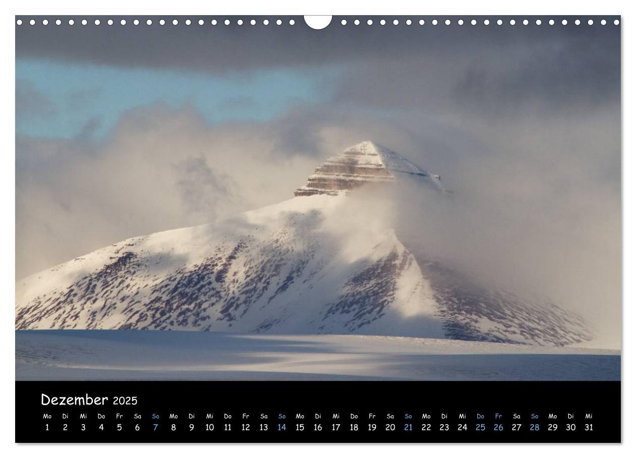 Bild: 9783435773596 | Spitzbergen (Wandkalender 2025 DIN A3 quer), CALVENDO Monatskalender