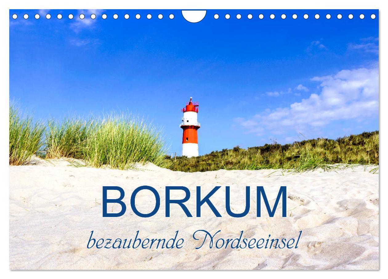 Cover: 9783435492992 | Borkum, bezaubernde Nordseeinsel (Wandkalender 2025 DIN A4 quer),...