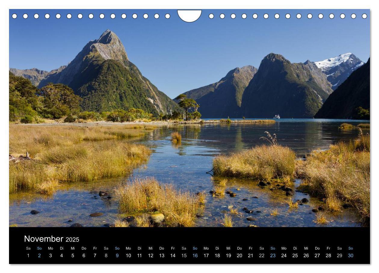 Bild: 9783435565573 | Traumziel Neuseeland 2025 (Wandkalender 2025 DIN A4 quer), CALVENDO...