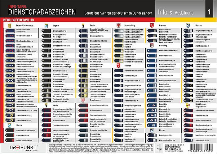 Bild: 9783864487392 | Dienstgradabzeichen Feuerwehr | Schulze Media GmbH | Stück | 4 S.