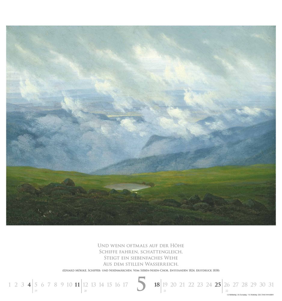 Bild: 4250809653211 | Caspar David Friedrich 2025 - Kunst-Kalender - Wand-Kalender - 45x48