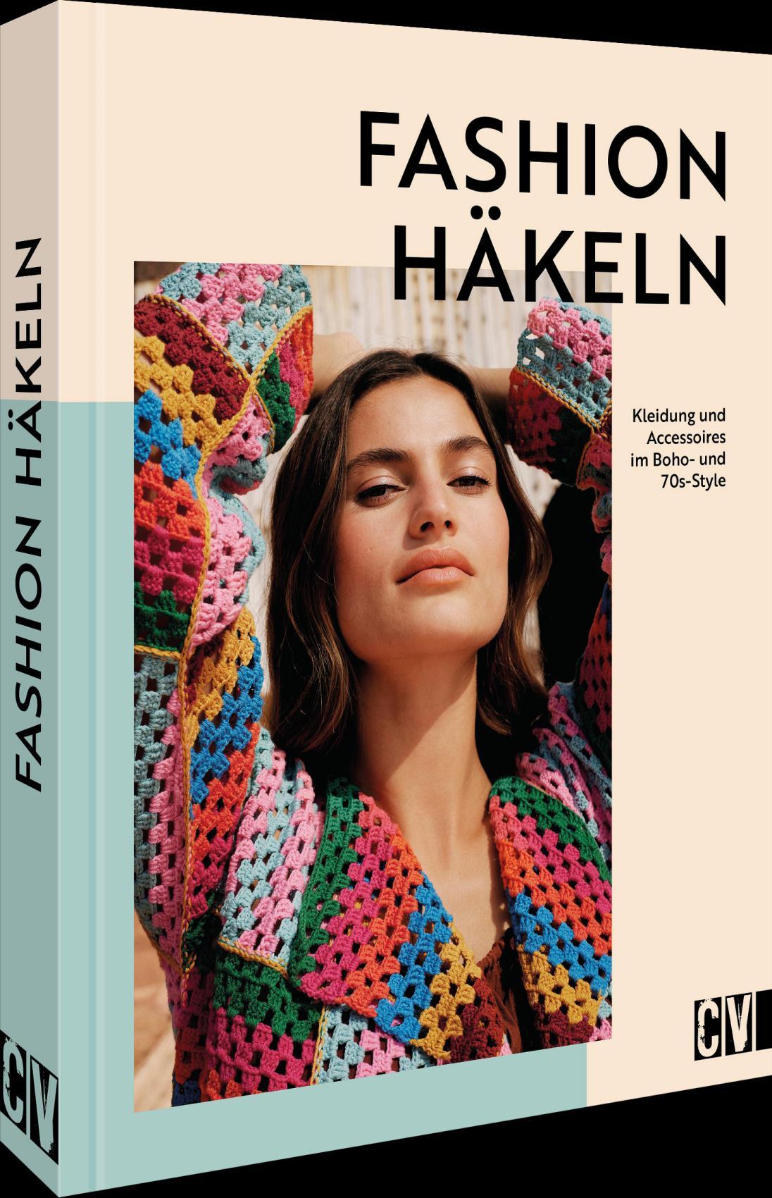 Cover: 9783841068002 | Fashion häkeln | Kleidung und Accessoires im Boho- und 70s | Buch