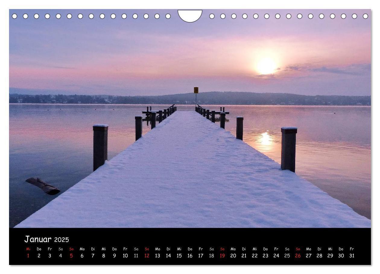 Bild: 9783435771530 | Starnberger See - Silent Moments (Wandkalender 2025 DIN A4 quer),...