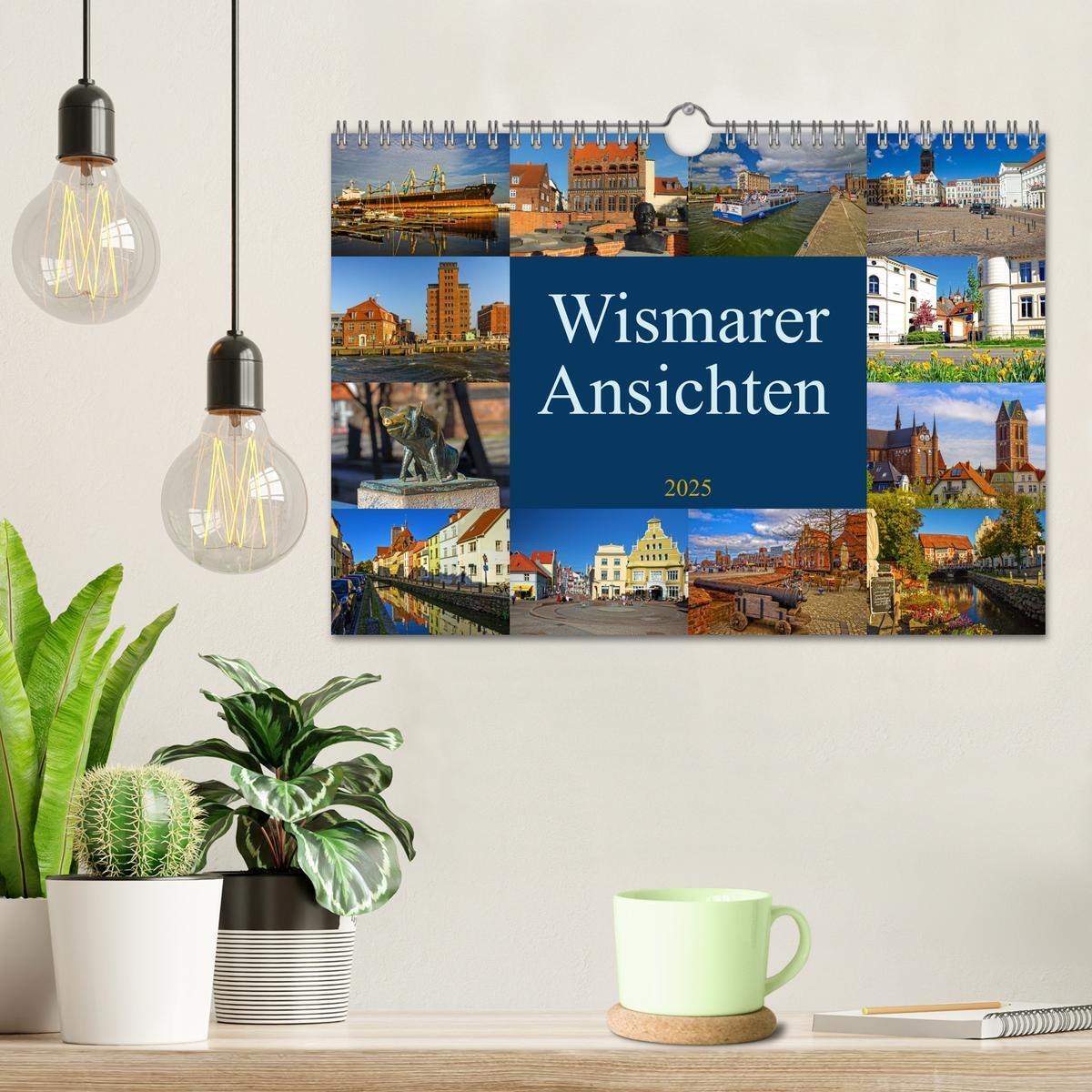 Bild: 9783435619467 | Wismarer Ansichten 2025 (Wandkalender 2025 DIN A4 quer), CALVENDO...