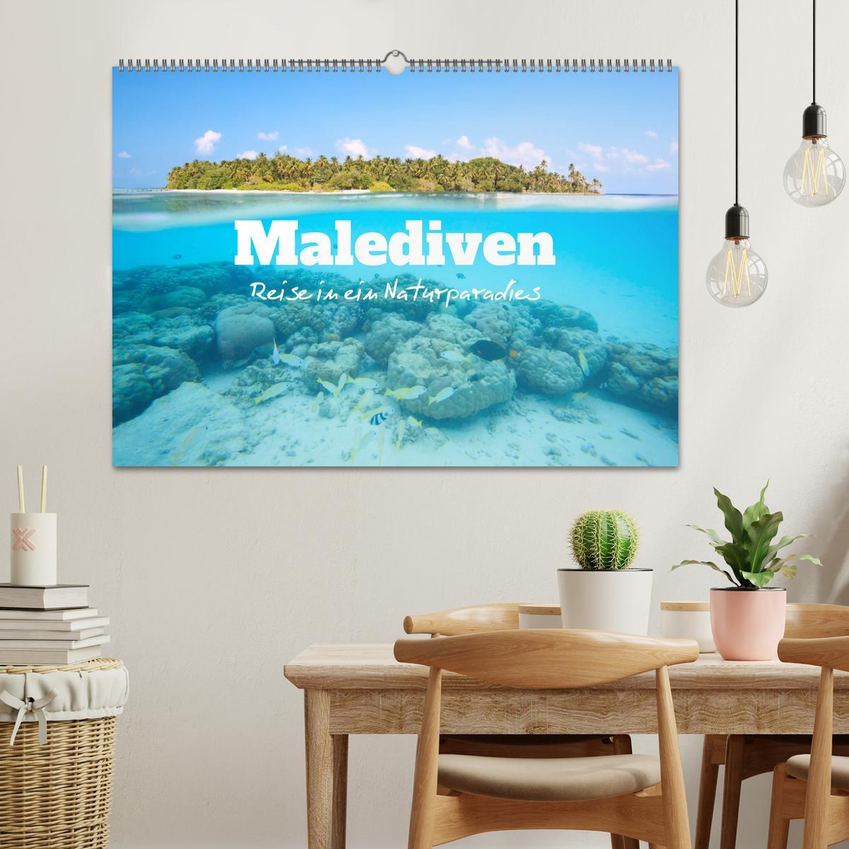 Bild: 9783383950278 | Malediven - Reise in ein Naturparadies (Wandkalender 2025 DIN A2...