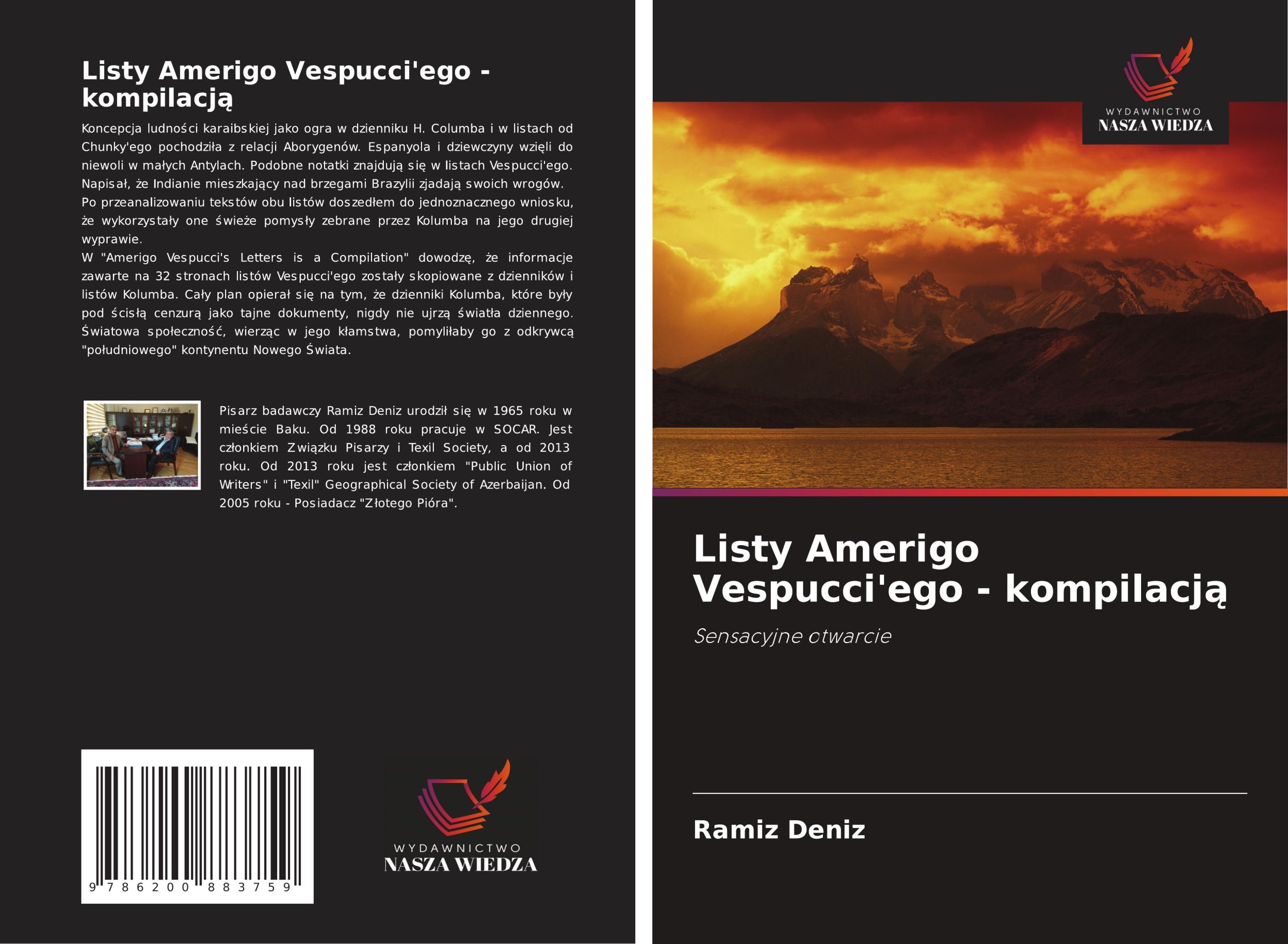 Cover: 9786200883759 | Listy Amerigo Vespucci'ego - kompilacj¿ | Sensacyjne otwarcie | Deníz