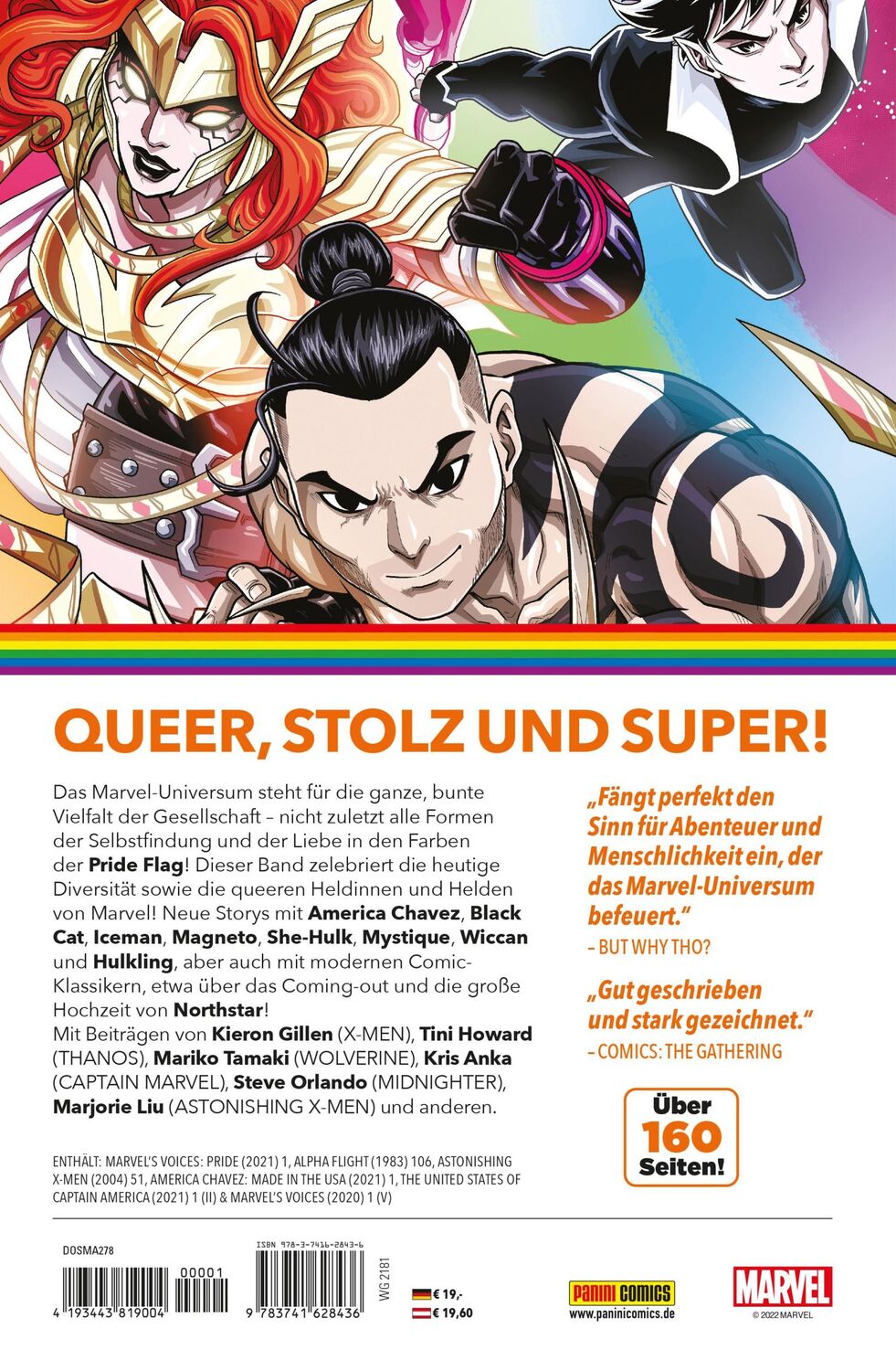 Rückseite: 9783741628436 | Marvel Pride | Vita Ayala (u. a.) | Taschenbuch | 164 S. | Deutsch