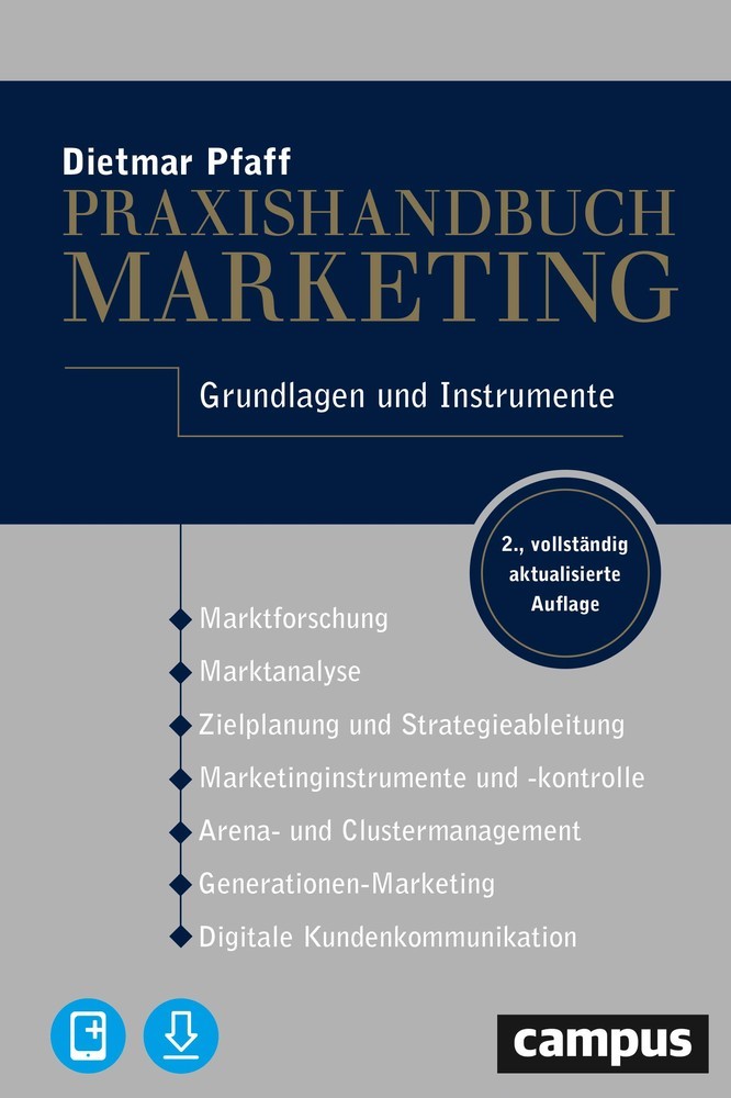 Cover: 9783593512105 | Praxishandbuch Marketing | Grundlagen und Instrumente. Mit E-Book