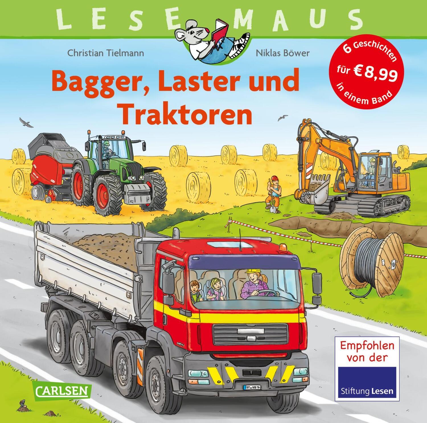 Cover: 9783551681171 | LESEMAUS Sonderbände: Bagger, Laster und Traktoren - Alles über...