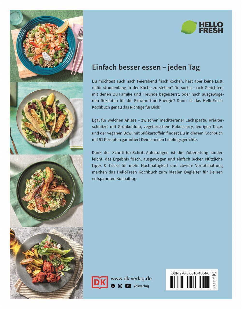 Rückseite: 9783831043040 | HelloFresh. Das Kochbuch | Einfach besser essen - jeden Tag | Buch