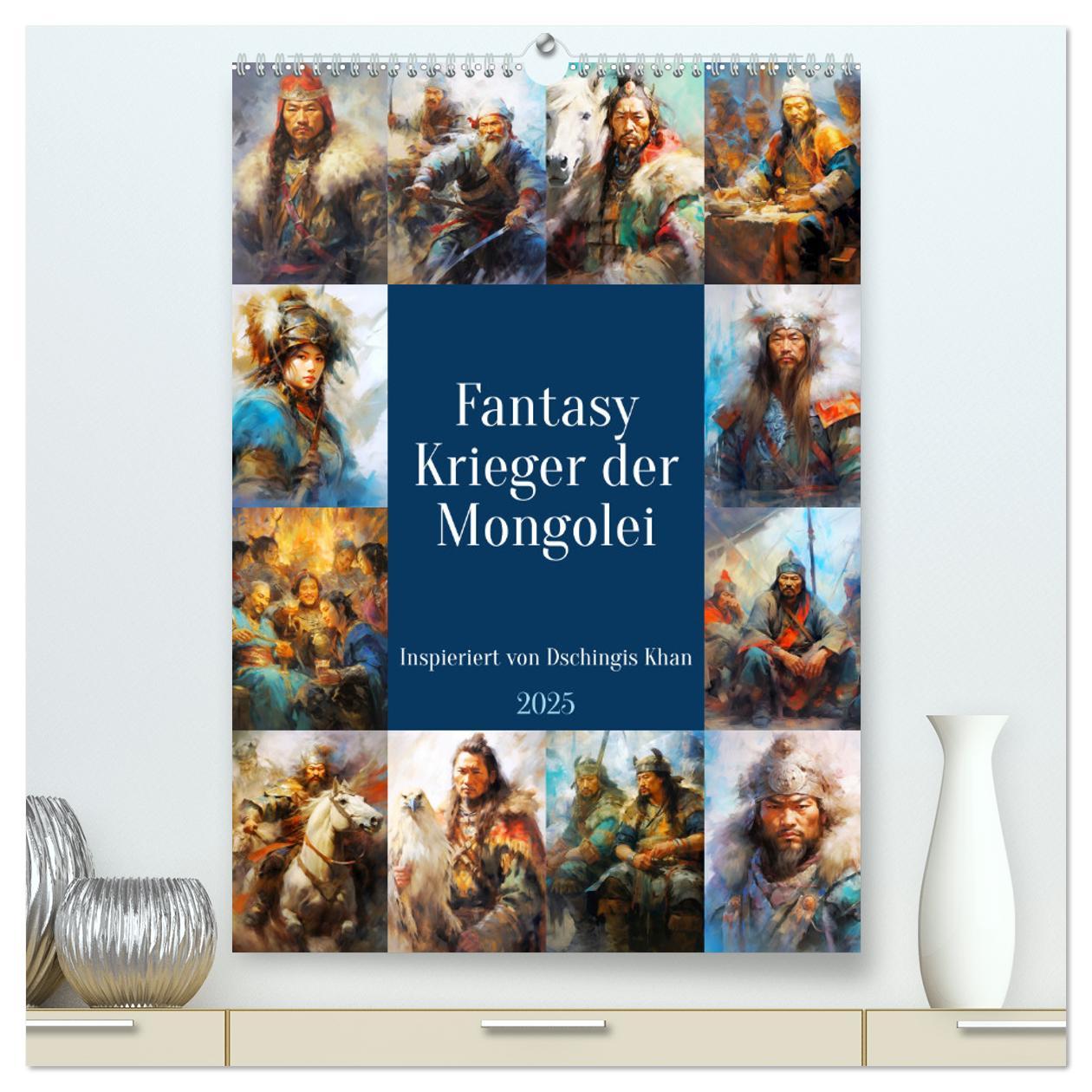 Cover: 9783435868322 | Fantasy-Krieger der Mongolei. Inspiriert von Dschingis Khan...