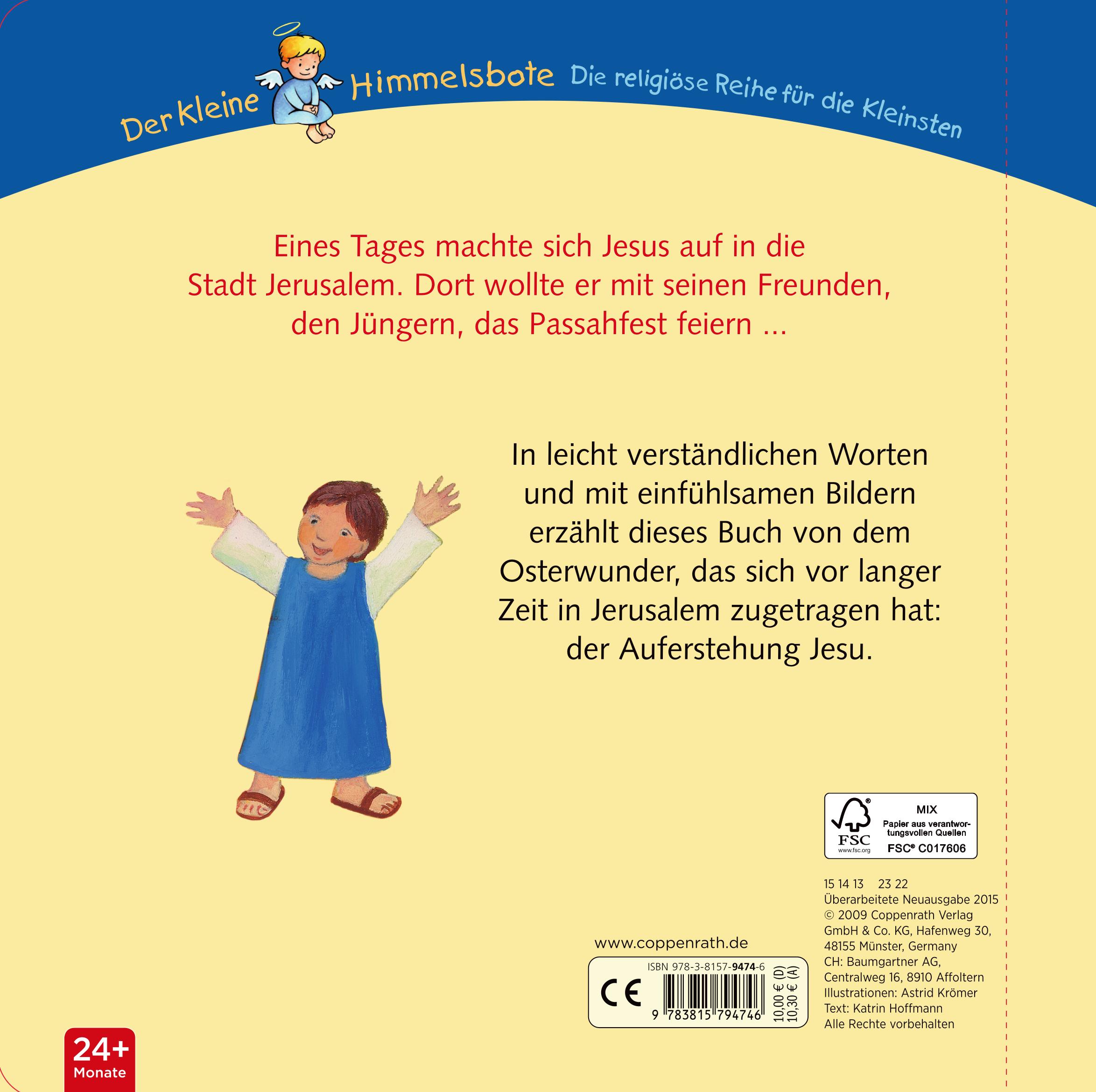 Rückseite: 9783815794746 | Der kleine Himmelsbote. Die Ostergeschichte | Astrid Krömer | Buch