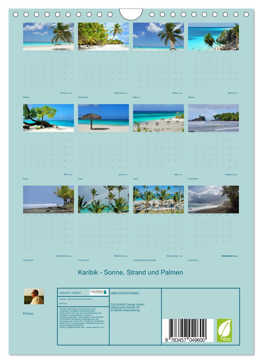 Bild: 9783457049600 | Karibik - Sonne, Strand und Palmen (Wandkalender 2025 DIN A4 hoch),...