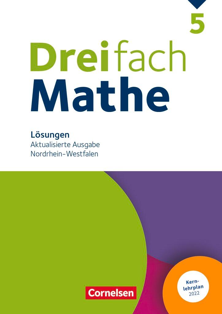 Cover: 9783060001637 | Dreifach Mathe 5. Schuljahr. Nordrhein-Westfalen - Aktualisierte...