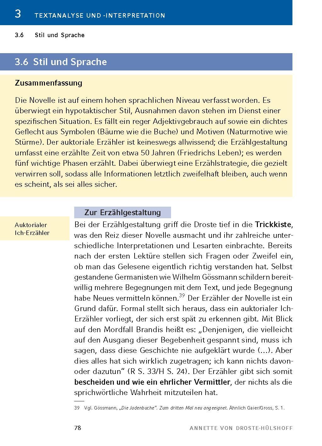 Bild: 9783804421011 | Die Judenbuche von Annette von Droste-Hülshoff - Textanalyse und...