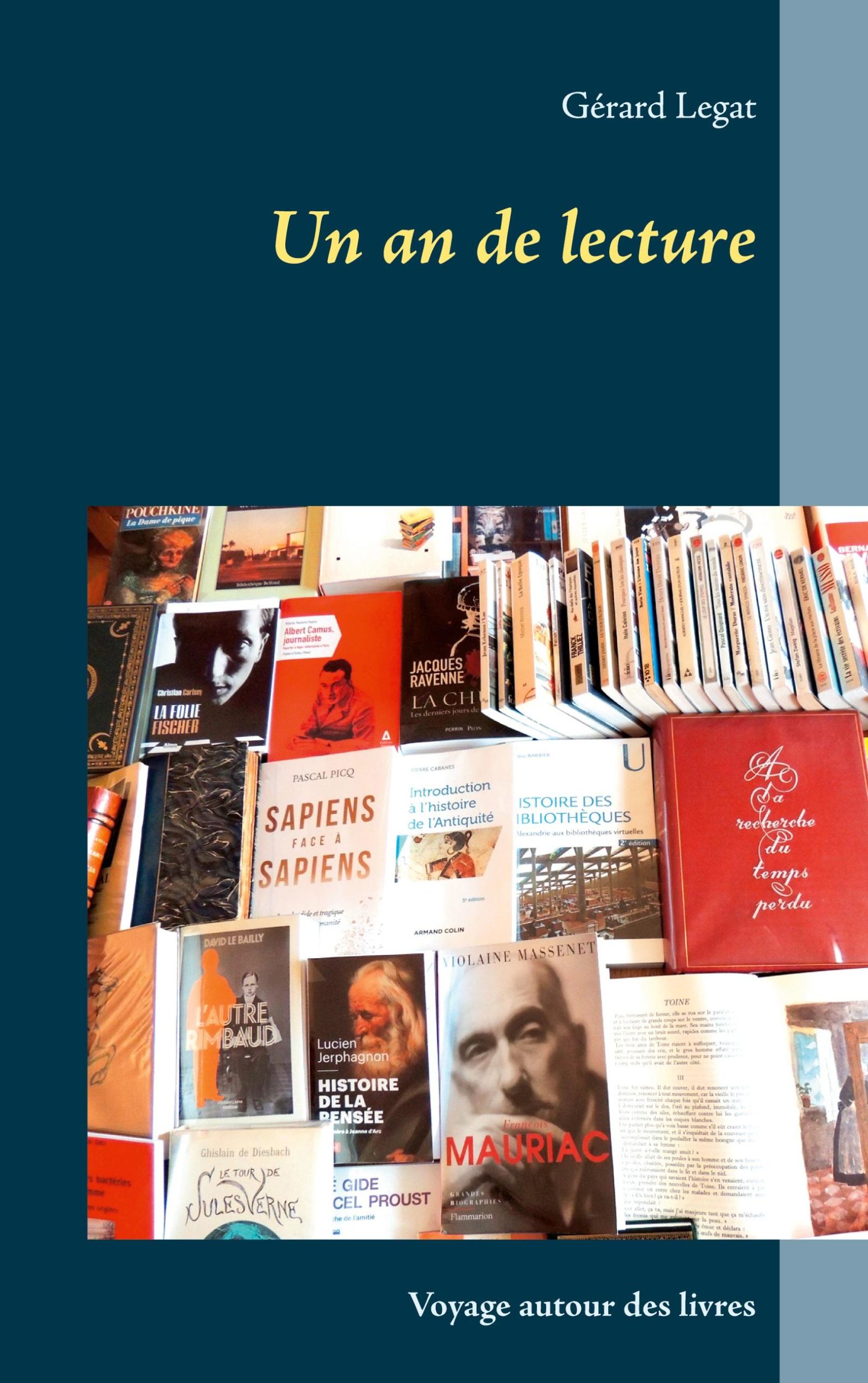 Cover: 9782322267231 | Un an de lecture | Voyage autour des livres | Gérard Legat | Buch