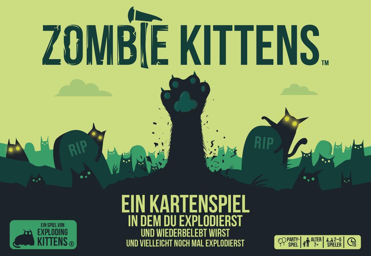 Cover: 810083043722 | Zombie Kittens | Matthew Inman (u. a.) | Spiel | EXKD0024 | Deutsch