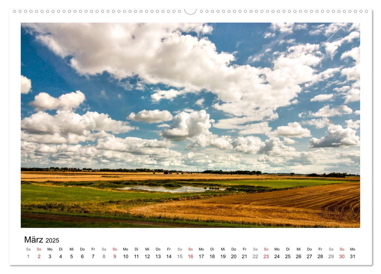 Bild: 9783435493753 | Ostfriesland - Tour (Wandkalender 2025 DIN A2 quer), CALVENDO...