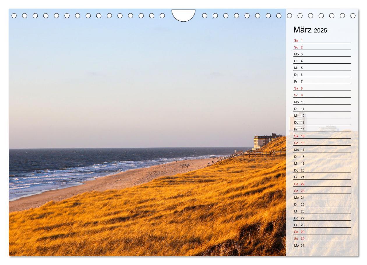 Bild: 9783383848353 | Sylt - Magie der Abendstunden (Wandkalender 2025 DIN A4 quer),...