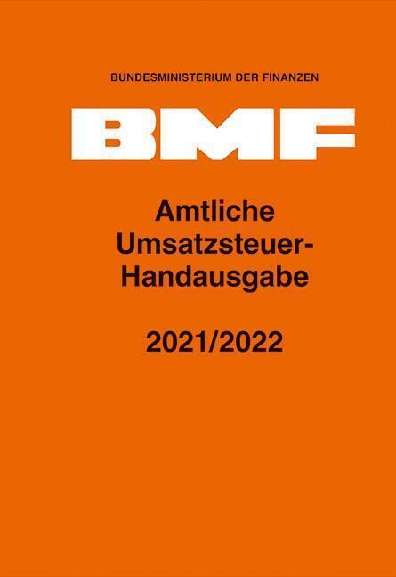 Cover: 9783503206711 | Amtliche Umsatzsteuer-Handausgabe 2021/2022 | Finanzen | Buch | 2022