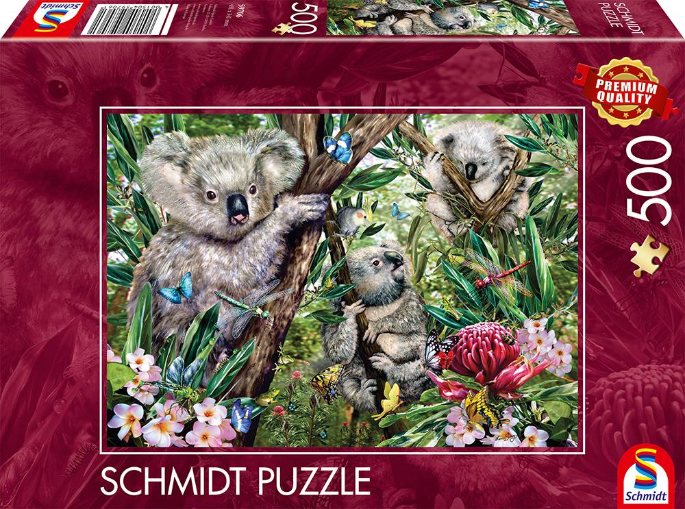 Cover: 4001504597061 | Süße Koala-Familie | Puzzle Standard 500 Teile | Spiel | 59706 | 2023