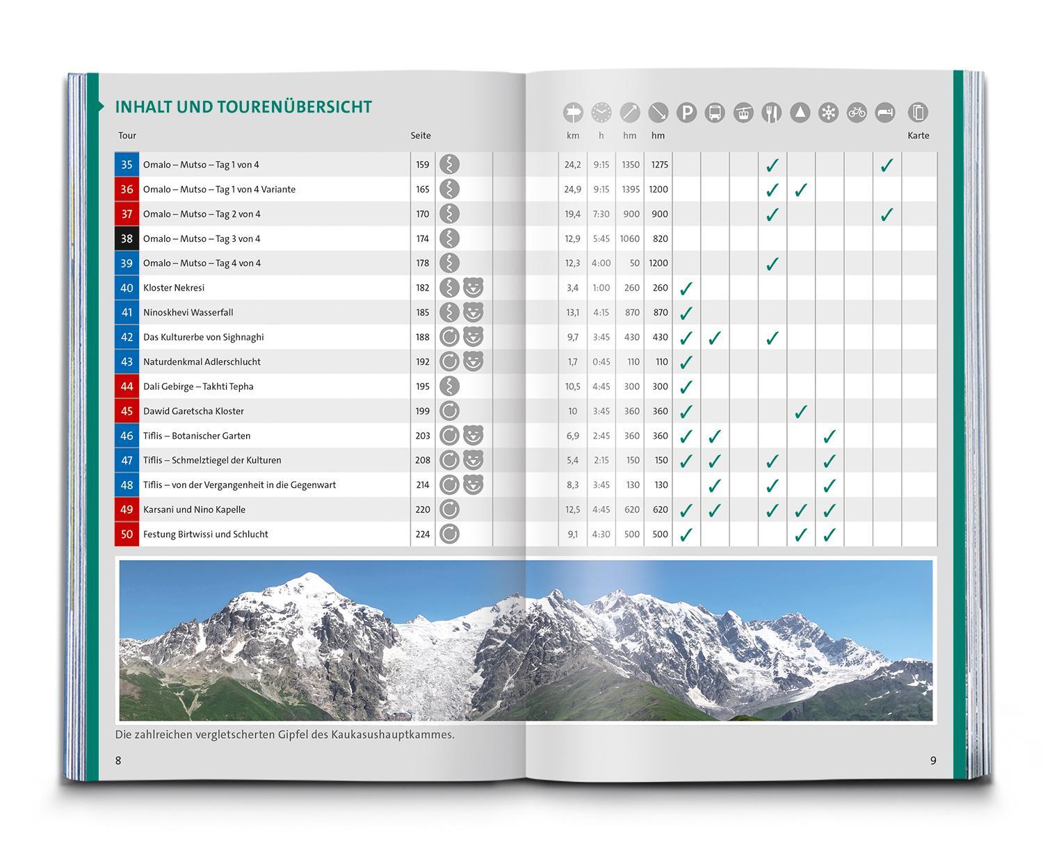 Bild: 9783991541301 | KOMPASS Wanderführer Georgien, Kaukasus, 50 Touren | Taschenbuch