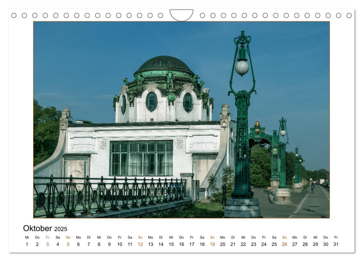 Bild: 9783435283613 | Otto Wagners Wien (Wandkalender 2025 DIN A4 quer), CALVENDO...