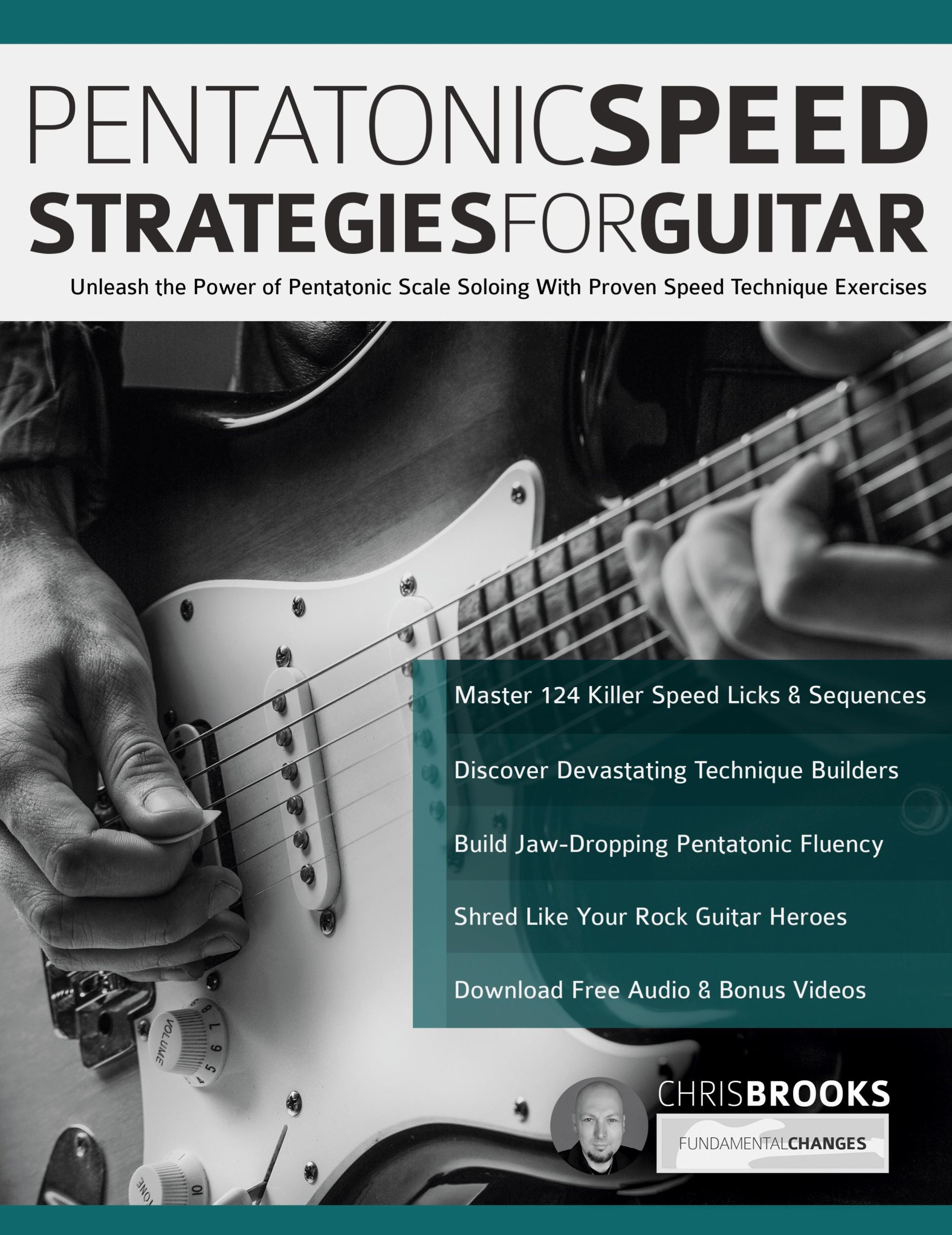 Cover: 9781789334104 | Pentatonic Speed Strategies For Guitar | Chris Brooks (u. a.) | Buch