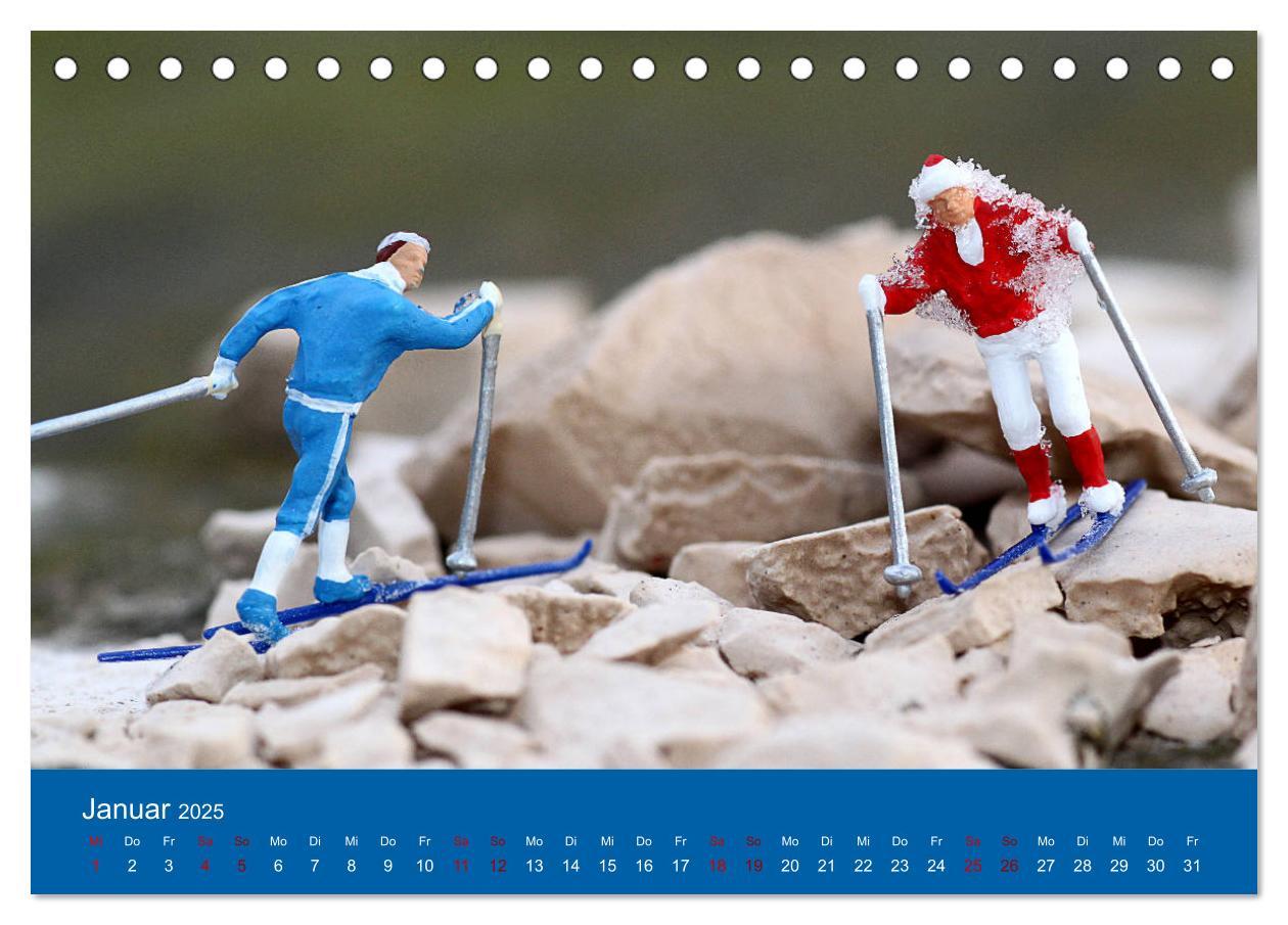 Bild: 9783435341740 | Miniaturen - Klein ganz groß (Tischkalender 2025 DIN A5 quer),...