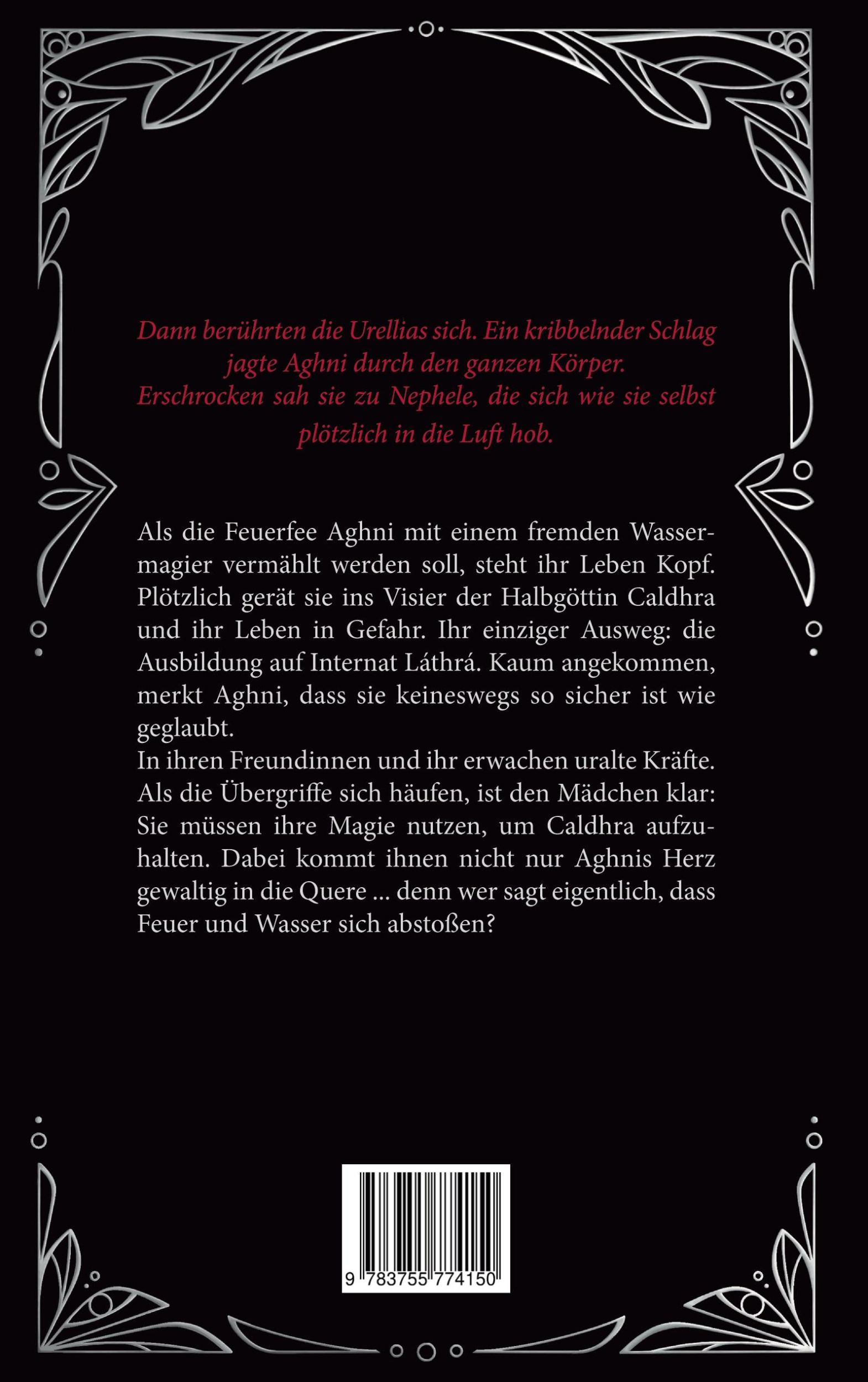 Rückseite: 9783755774150 | Urellias | Die Brennende | Sophie Anschütz | Buch | Urellias | 474 S.