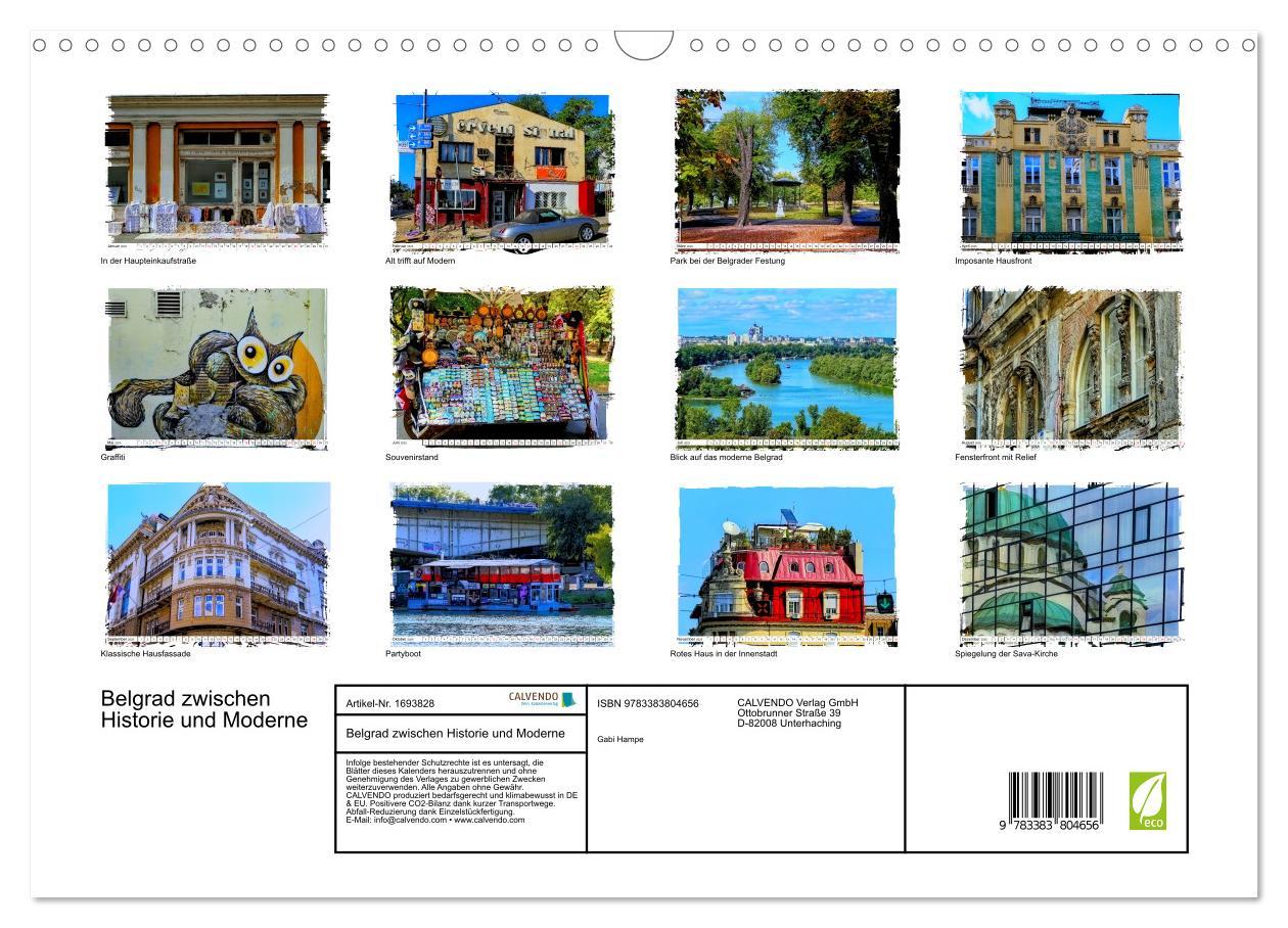 Bild: 9783383804656 | Belgrad zwischen Historie und Moderne (Wandkalender 2025 DIN A3...