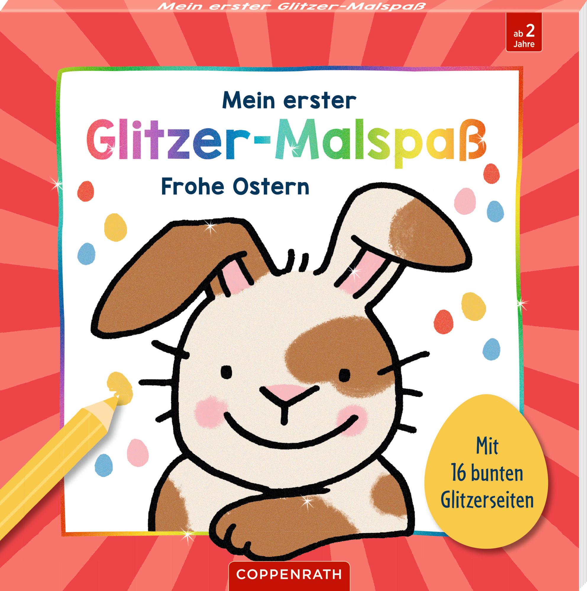 Cover: 9783649649328 | Mein erster Glitzer-Malspaß: Frohe Ostern | Maike Taddicken | Buch