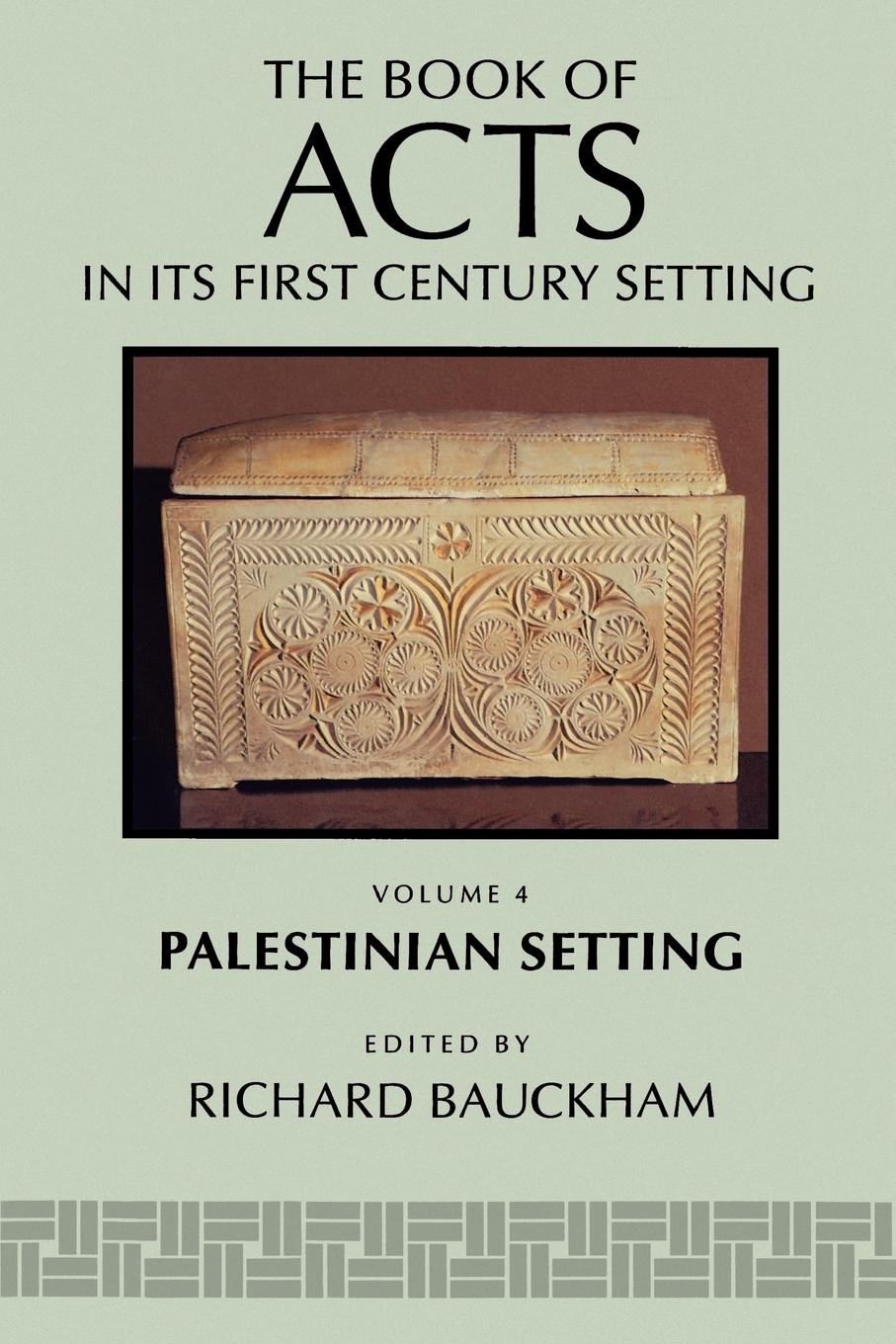 Cover: 9780802847898 | The Book of Acts in Its Palestinian Setting | Richard Bauckham | Buch