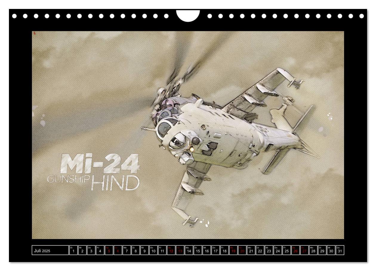 Bild: 9783435325559 | Aero Action Art - Luftfahrt Kunst (Wandkalender 2025 DIN A4 quer),...