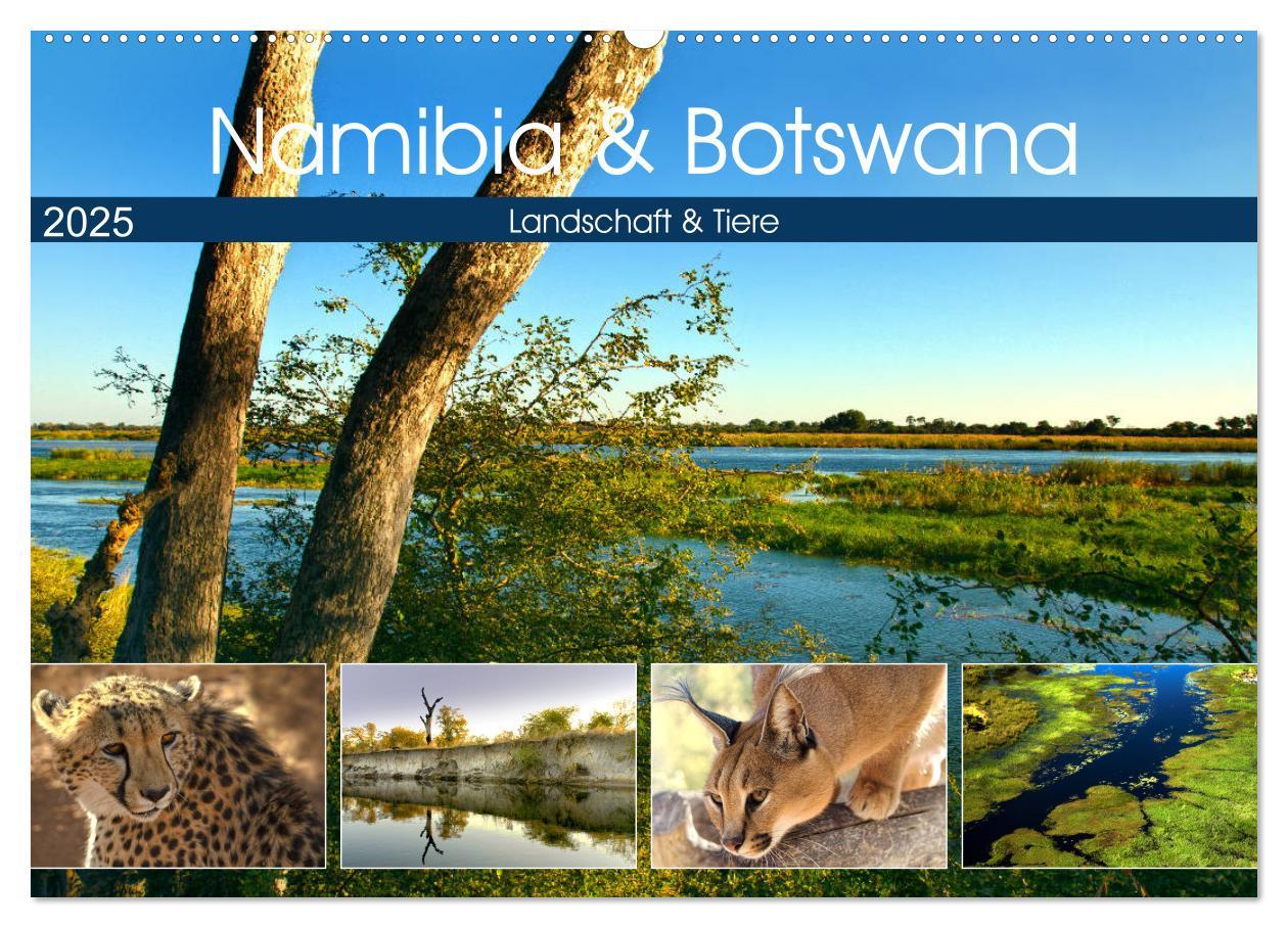 Cover: 9783435155705 | Namibia &amp; Botswana (Wandkalender 2025 DIN A2 quer), CALVENDO...