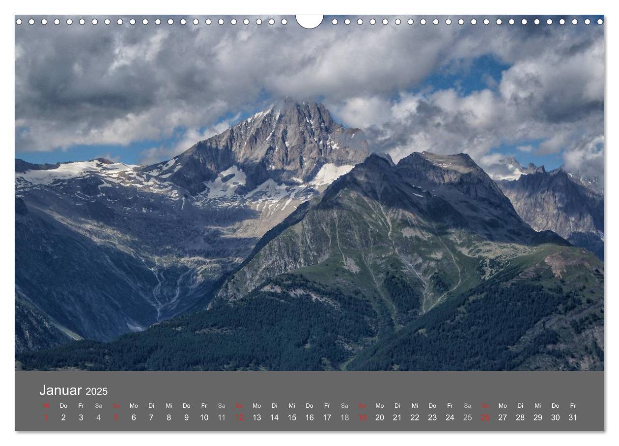 Bild: 9783435611539 | Wallis. Perle der Schweiz (Wandkalender 2025 DIN A3 quer), CALVENDO...