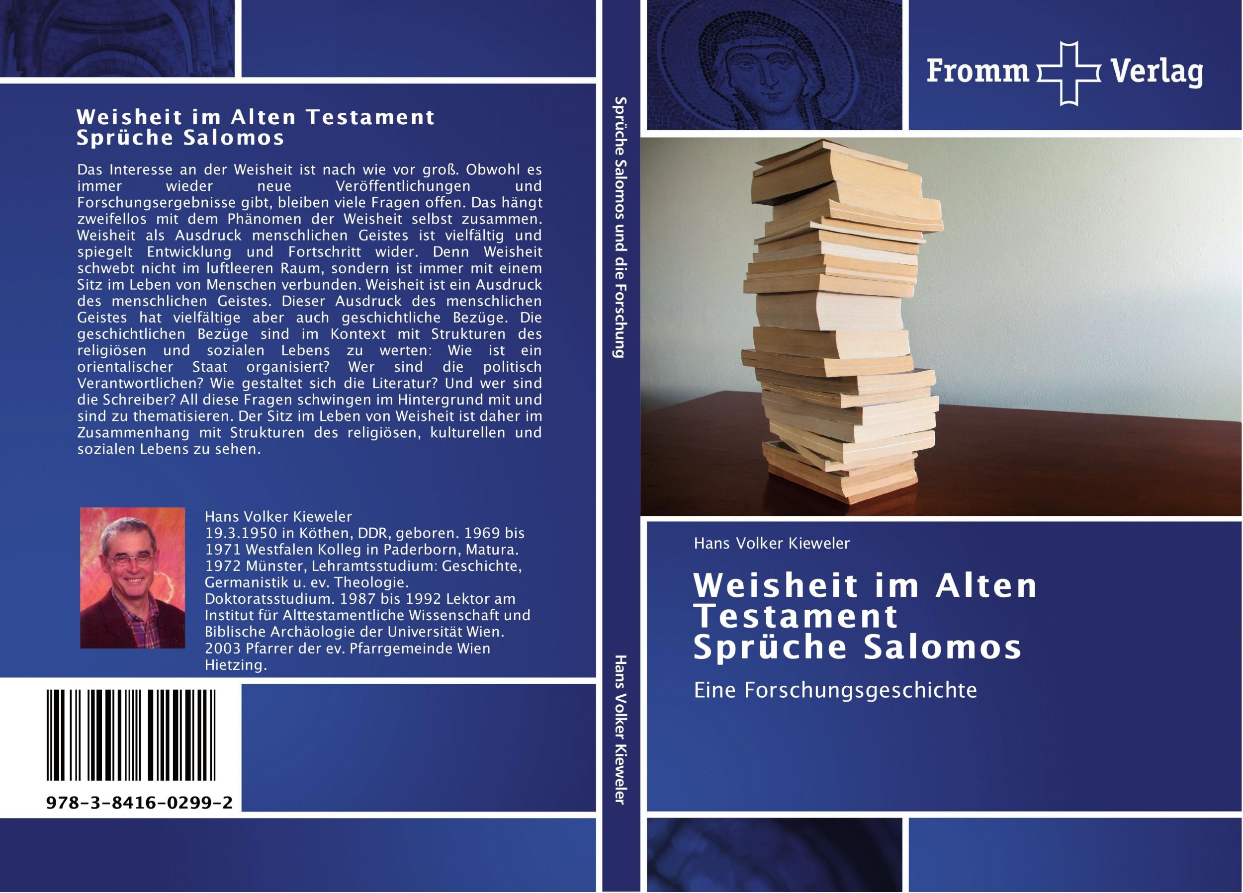 Cover: 9783841602992 | Weisheit im Alten Testament Sprüche Salomos | Hans Volker Kieweler