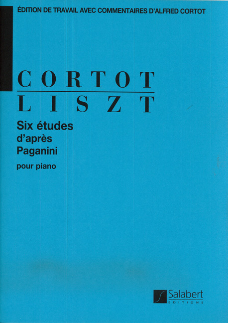 Cover: 9790048003262 | 6 études d'après Paganini pour piano | Ed. A. Cortot - pour piano