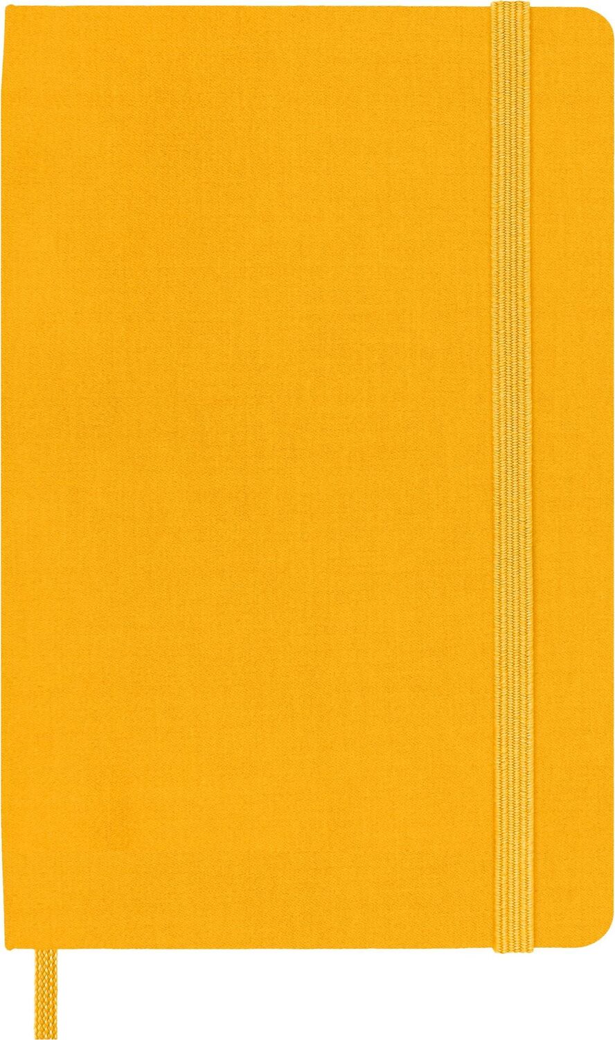 Cover: 8056598853063 | Moleskine Classic Notebook, Pocket, Ruled, Orange Yellow, Silk Hard...