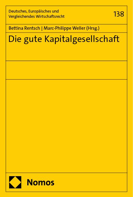 Cover: 9783756015689 | Die gute Kapitalgesellschaft | Bettina Rentsch (u. a.) | Taschenbuch