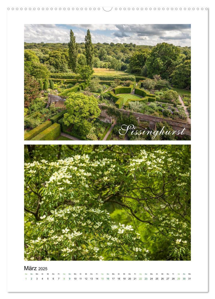 Bild: 9783457033296 | Gartenparadiese in England (Wandkalender 2025 DIN A2 hoch),...