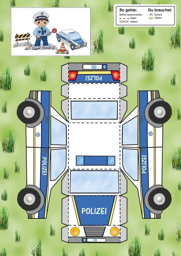 Bild: 9783838837871 | Das Ausschneide-Bastelbuch Bei der Feuerwehr | Andrea Küssner-Neubert