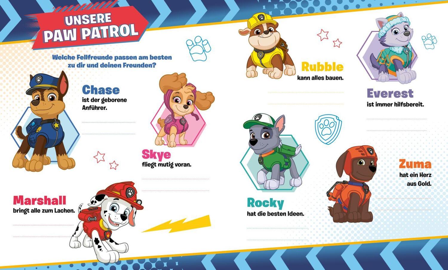 Bild: 9783845122427 | PAW Patrol Mitmachbuch: Mein Freundebuch | Buch | PAW Patrol | 64 S.