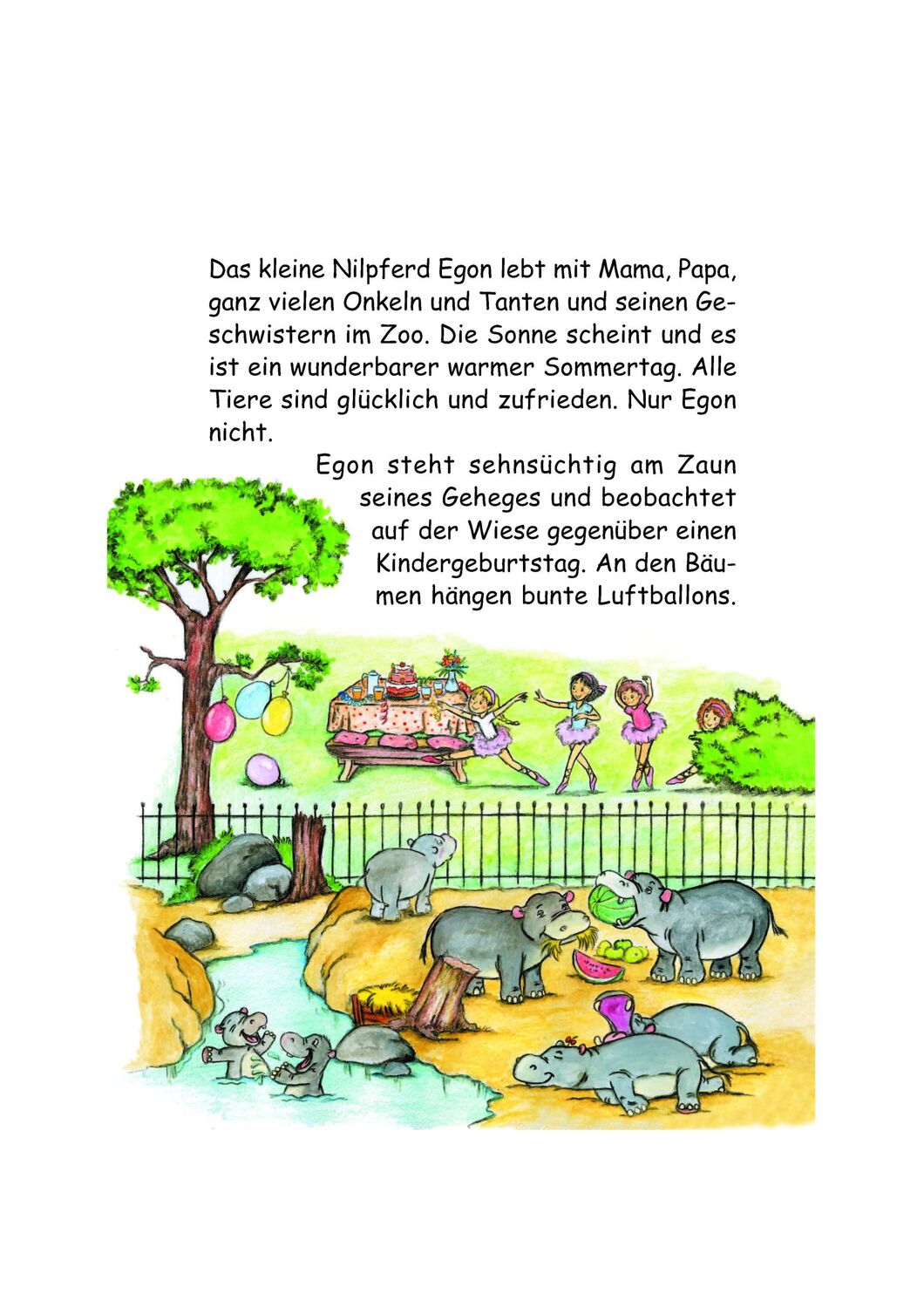 Bild: 9783982140353 | Lisa und Egon - Ein Nilpferd lernt tanzen | Tina Lizius | Buch | 2020