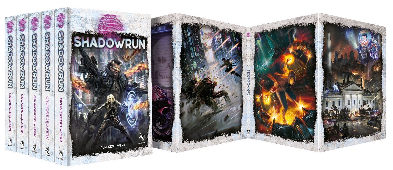 Cover: 9783957893017 | Shadowrun Grundregelwerk, 6. Edition, Spielgruppenbundle | Buch | 2019