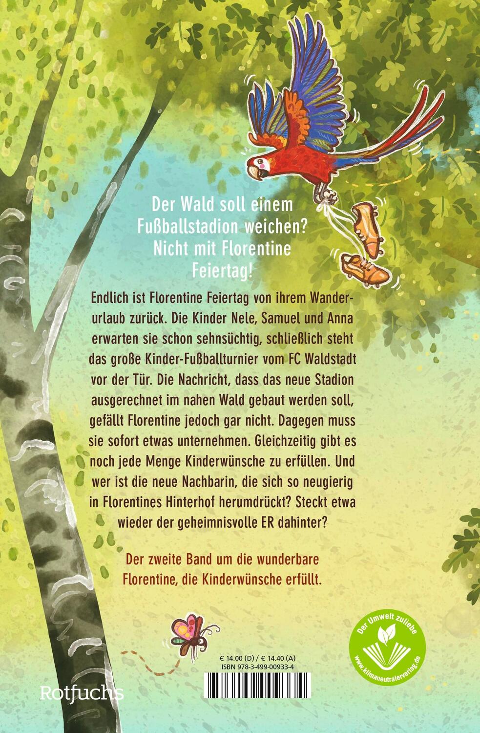 Rückseite: 9783757101381 | Die wunderbare Florentine Feiertag: Rettet den Wald! | Buch | 192 S.