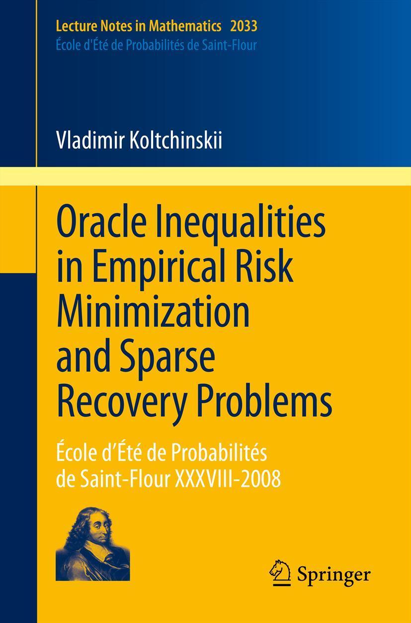 Cover: 9783642221460 | Oracle Inequalities in Empirical Risk Minimization and Sparse...